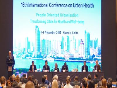The 16th International Conference on Urban Health was successfully held in Xiamen