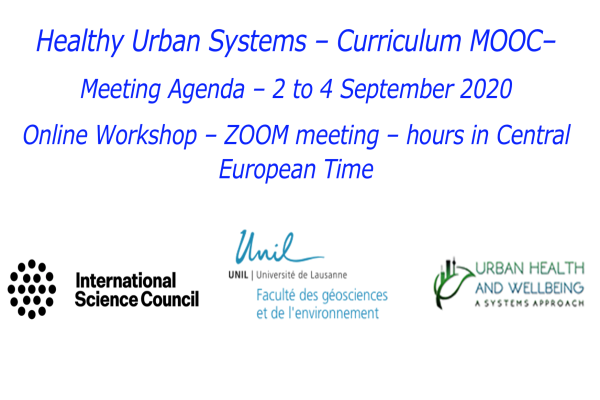 Healthy Urban Systems – Curriculum MOOC Online Workshop was held successfully